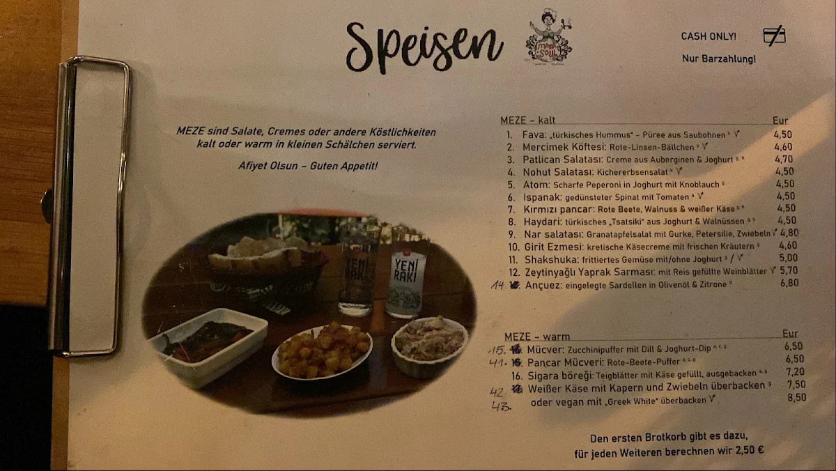 Speisekarte photo 1