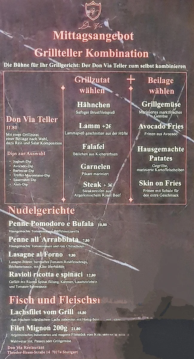 Speisekarte photo 2
