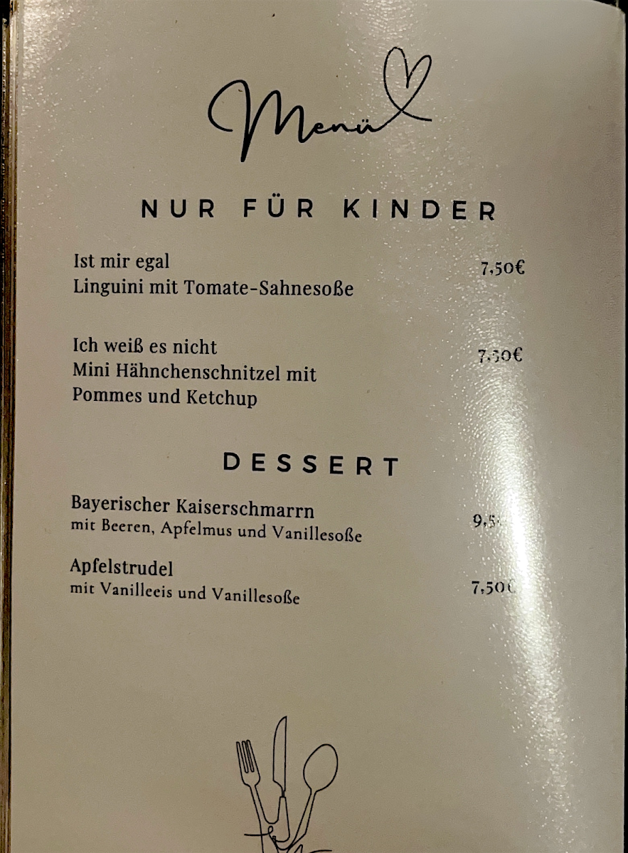 Speisekarte photo 2
