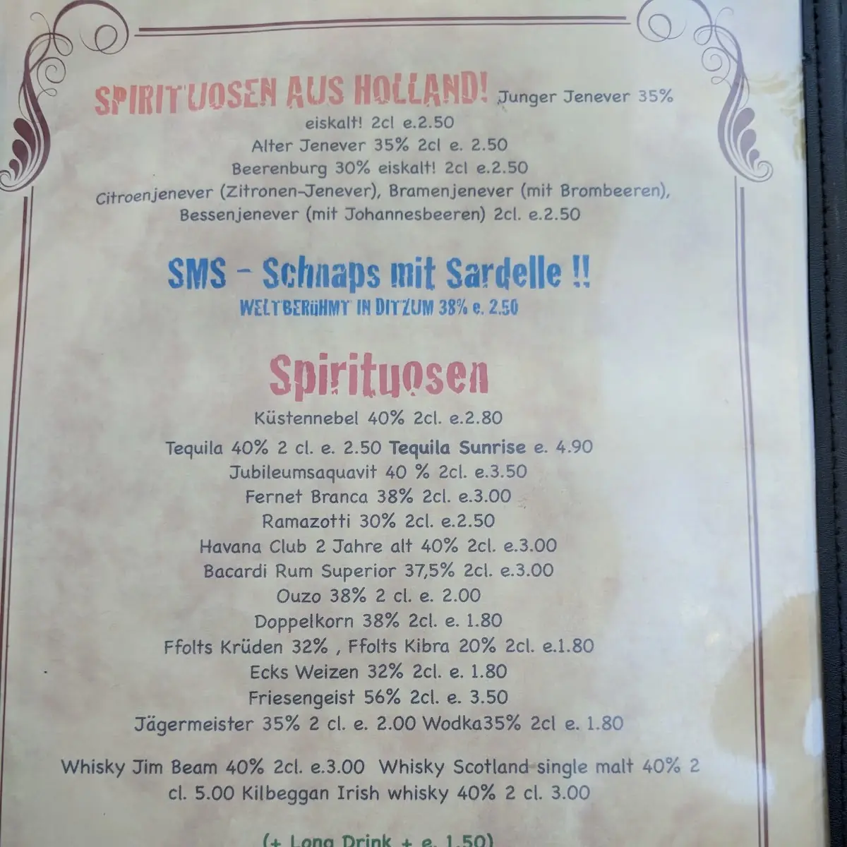 Speisekarte photo 2