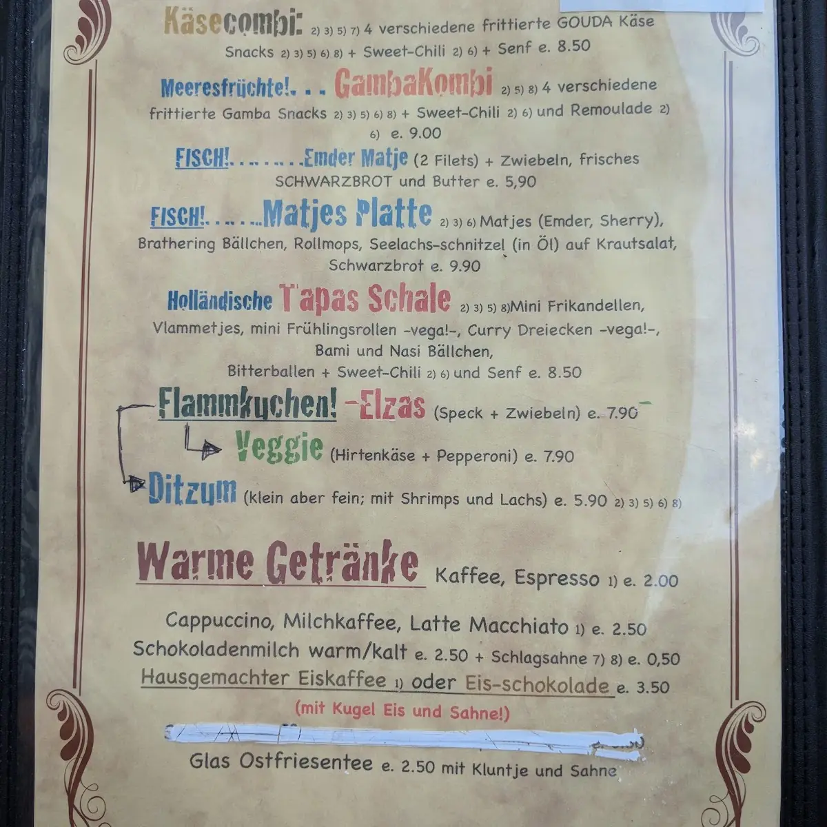 Speisekarte photo 3