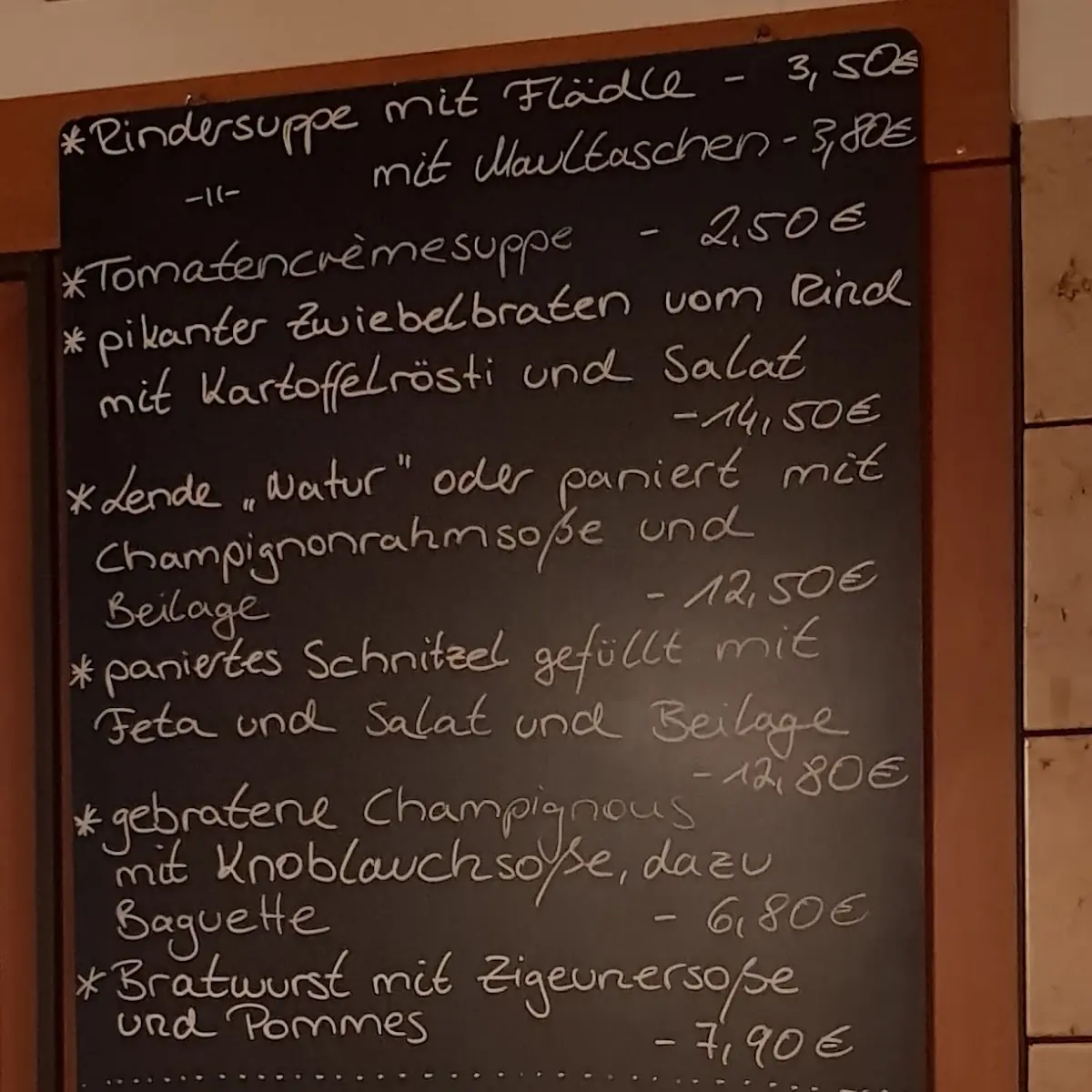 Speisekarte photo 4