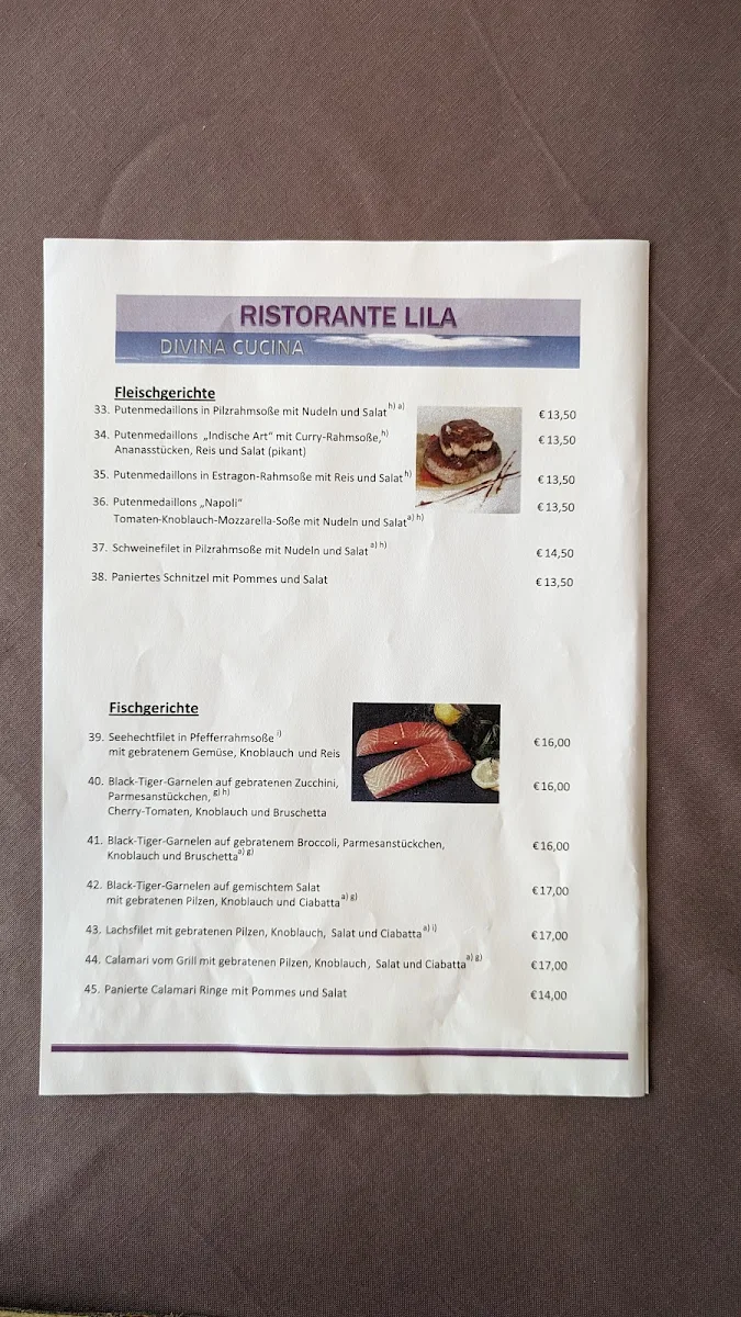 Speisekarte photo 9