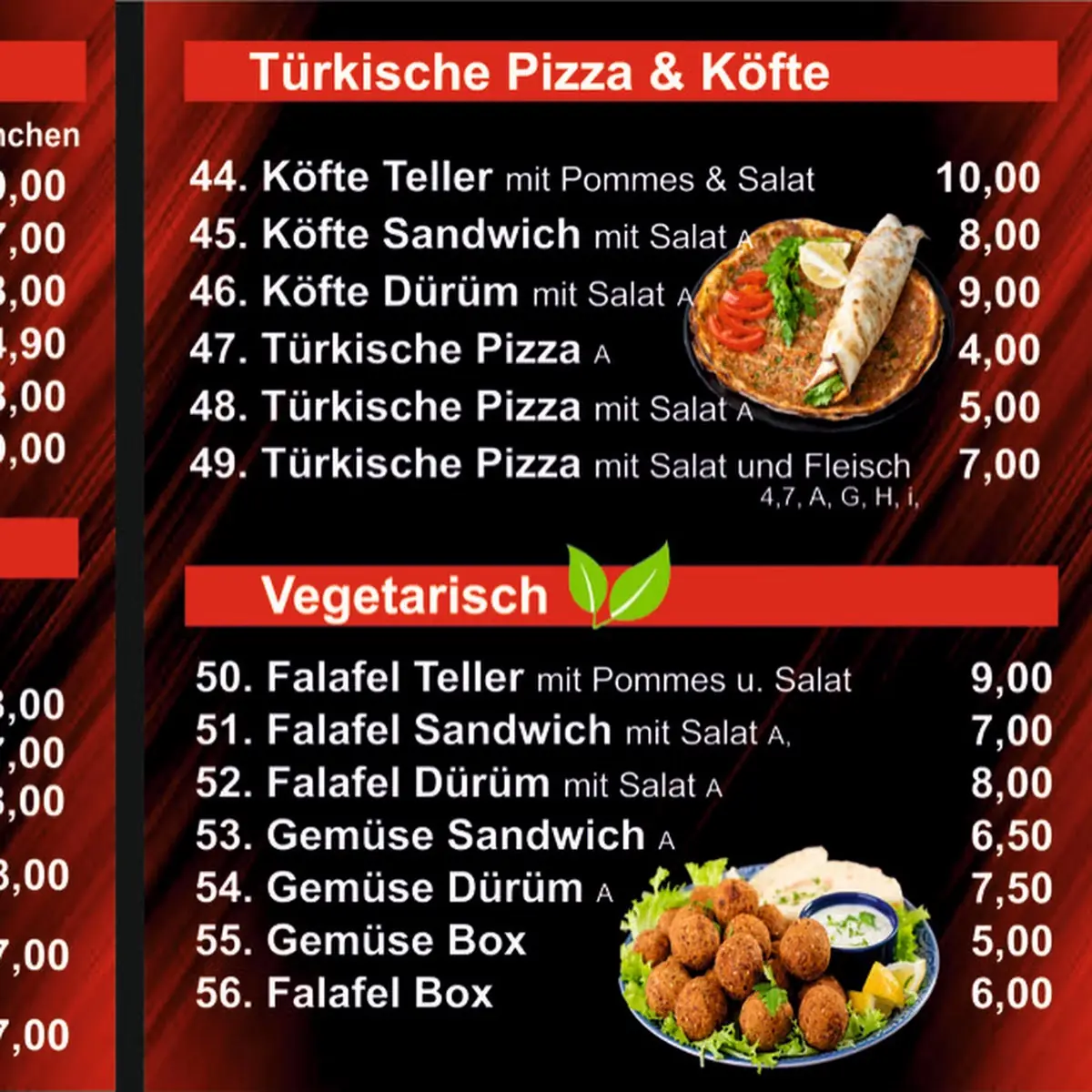 Speisekarte photo 1