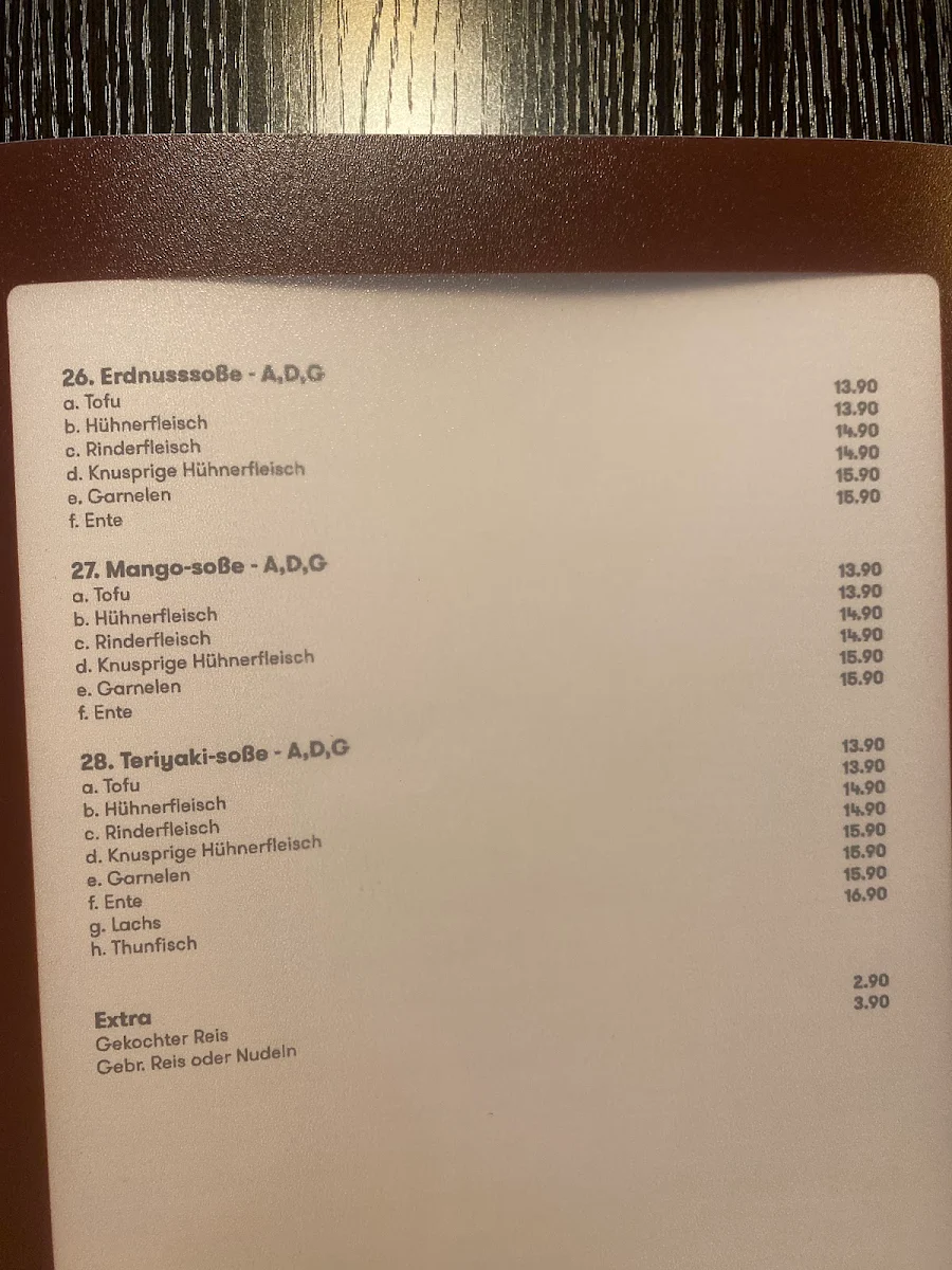 Speisekarte photo 4