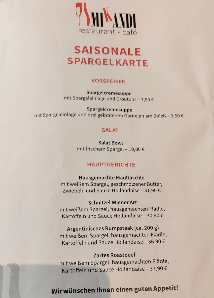 Speisekarte photo 2