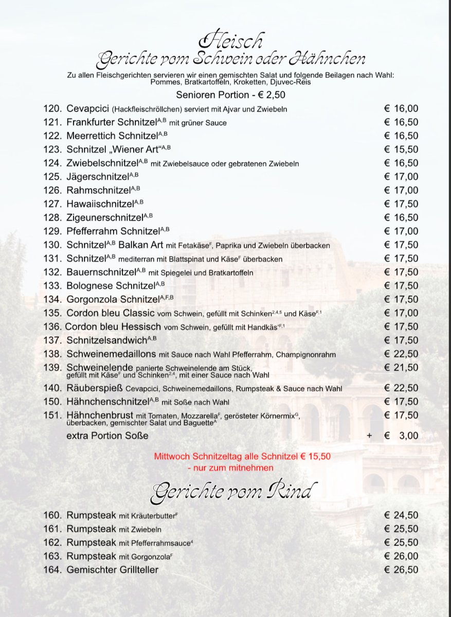 Speisekarte photo 3