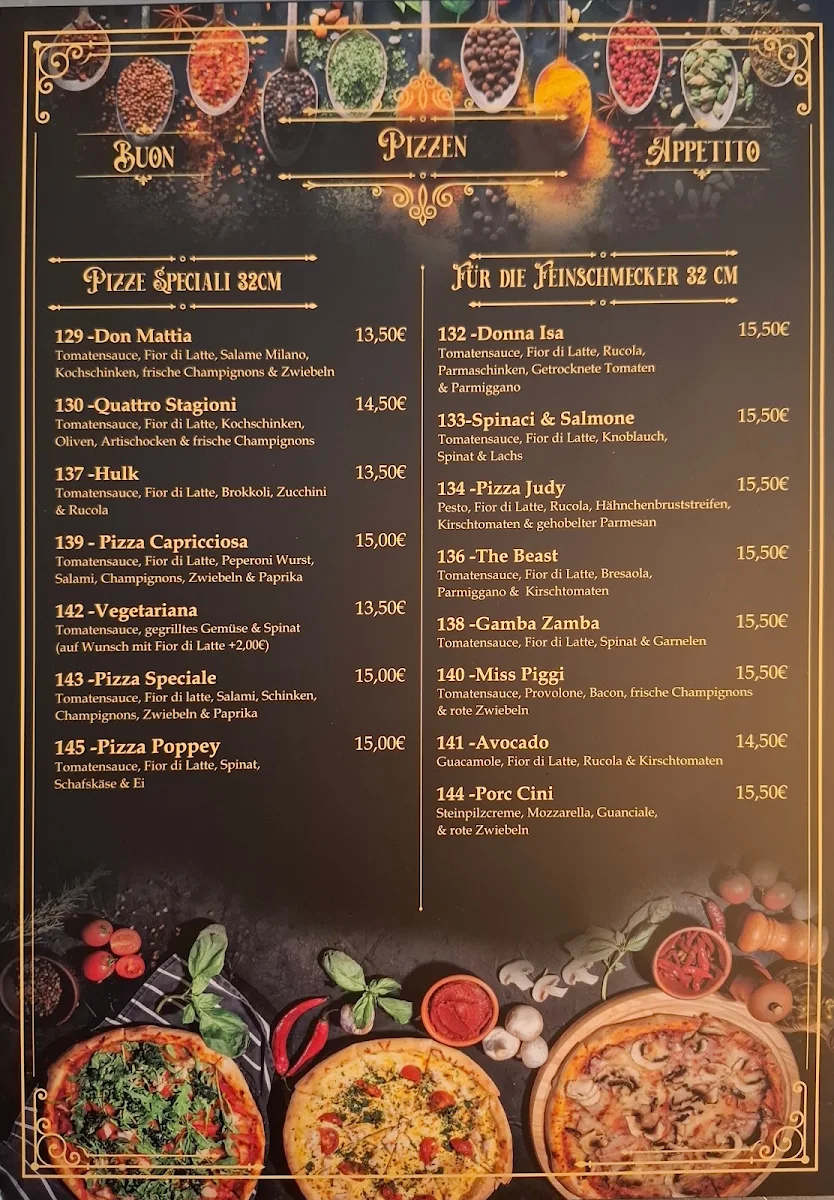 Speisekarte, Eiscafé & Pizzeria „Al Capone“ – Inh.: Guido Valenta