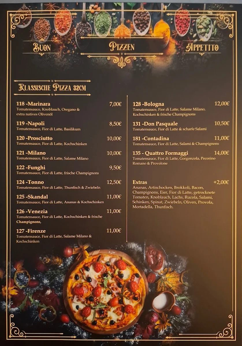 Speisekarte, Eiscafé & Pizzeria „Al Capone“ – Inh.: Guido Valenta