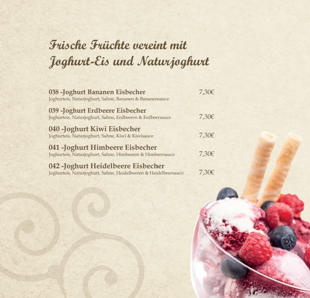 Speisekarte, Eiscafé & Pizzeria „Al Capone“ – Inh.: Guido Valenta