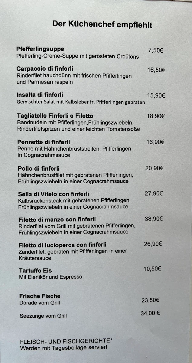 Speisekarte photo 2