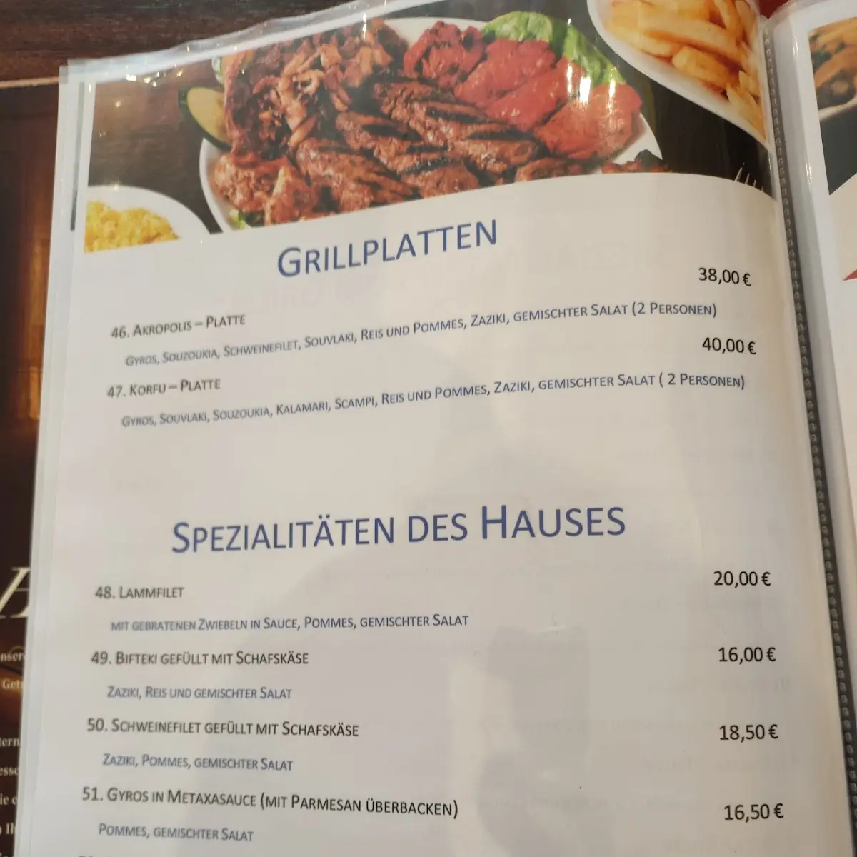 Speisekarte photo 4