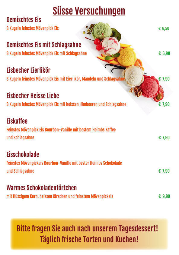 Speisekarte photo 3