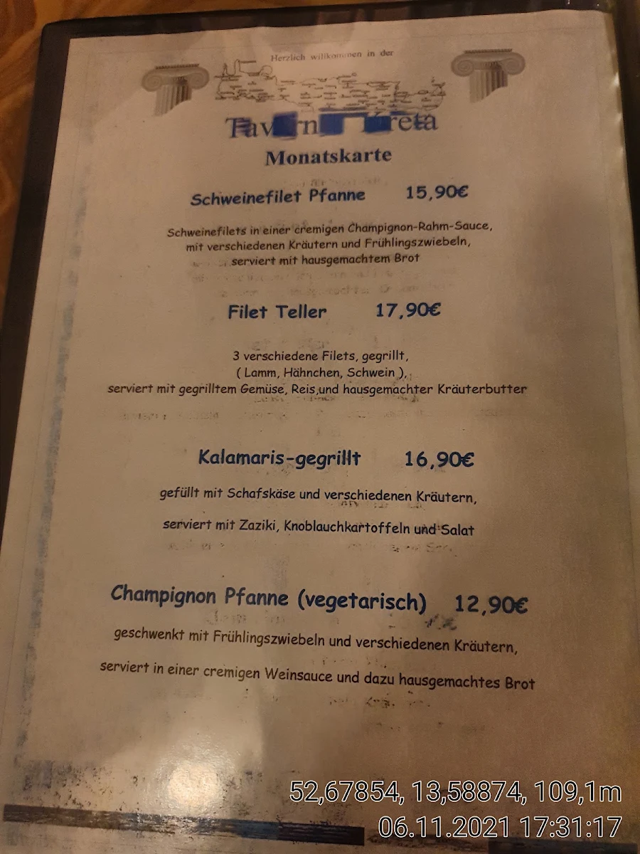Speisekarte photo 2