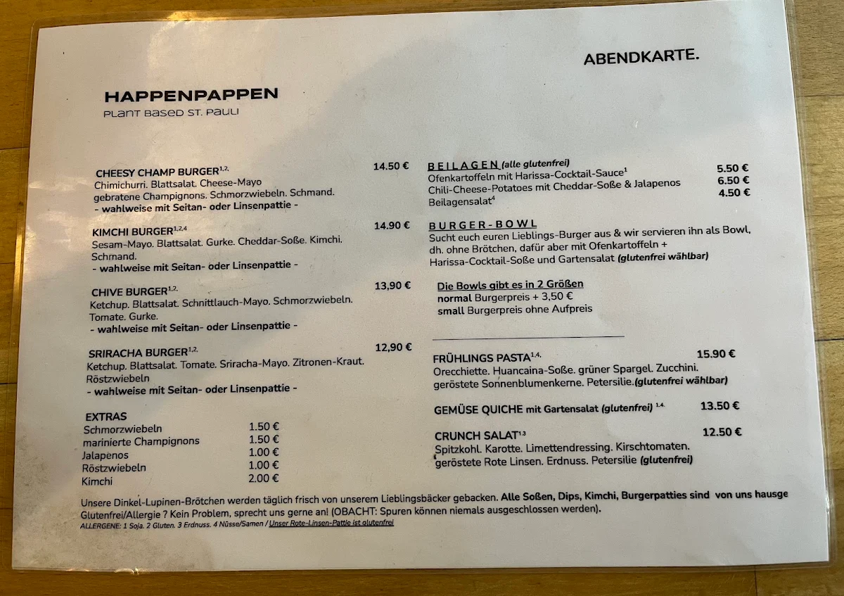 Speisekarte photo 2