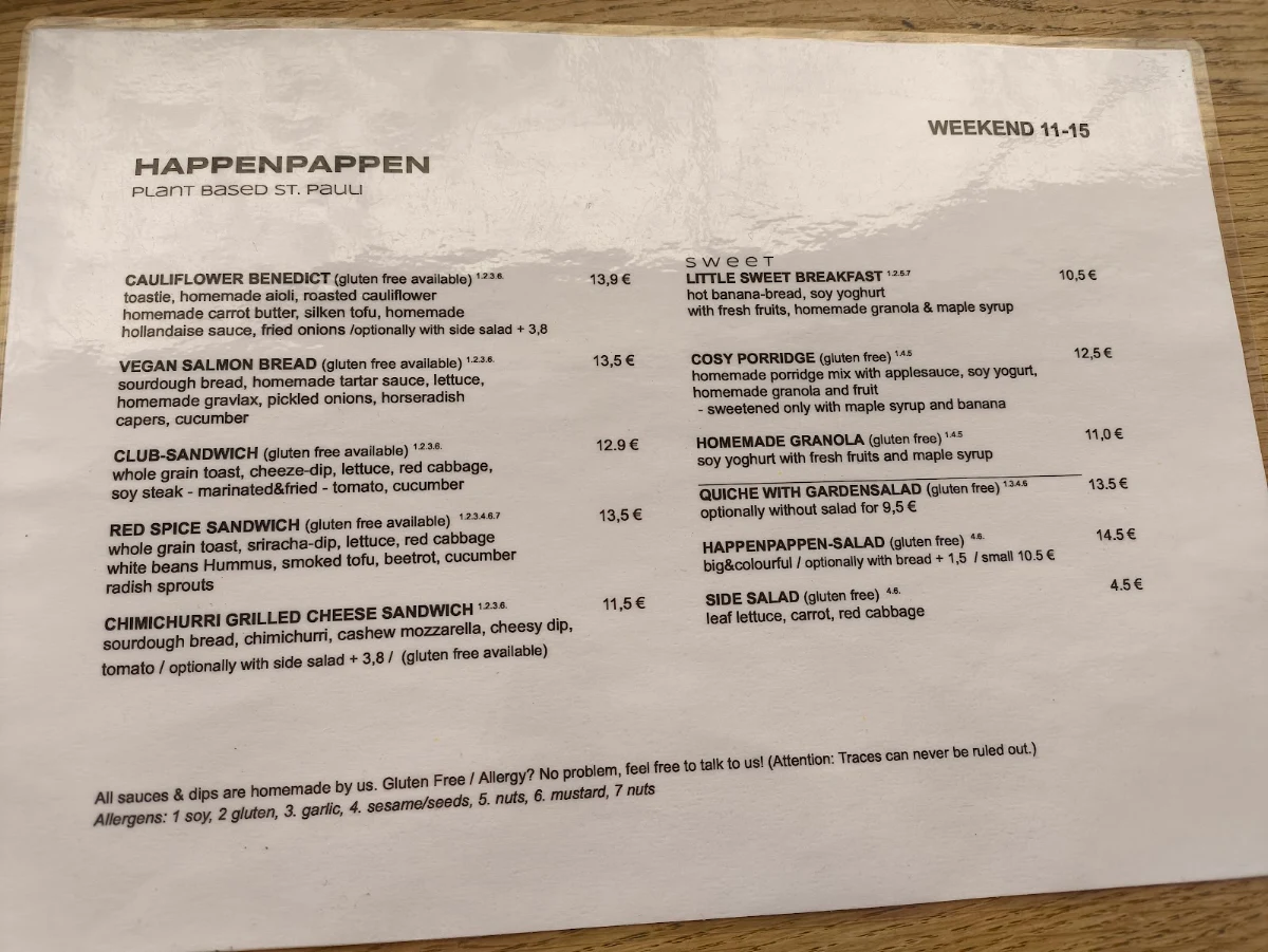 Speisekarte photo 4
