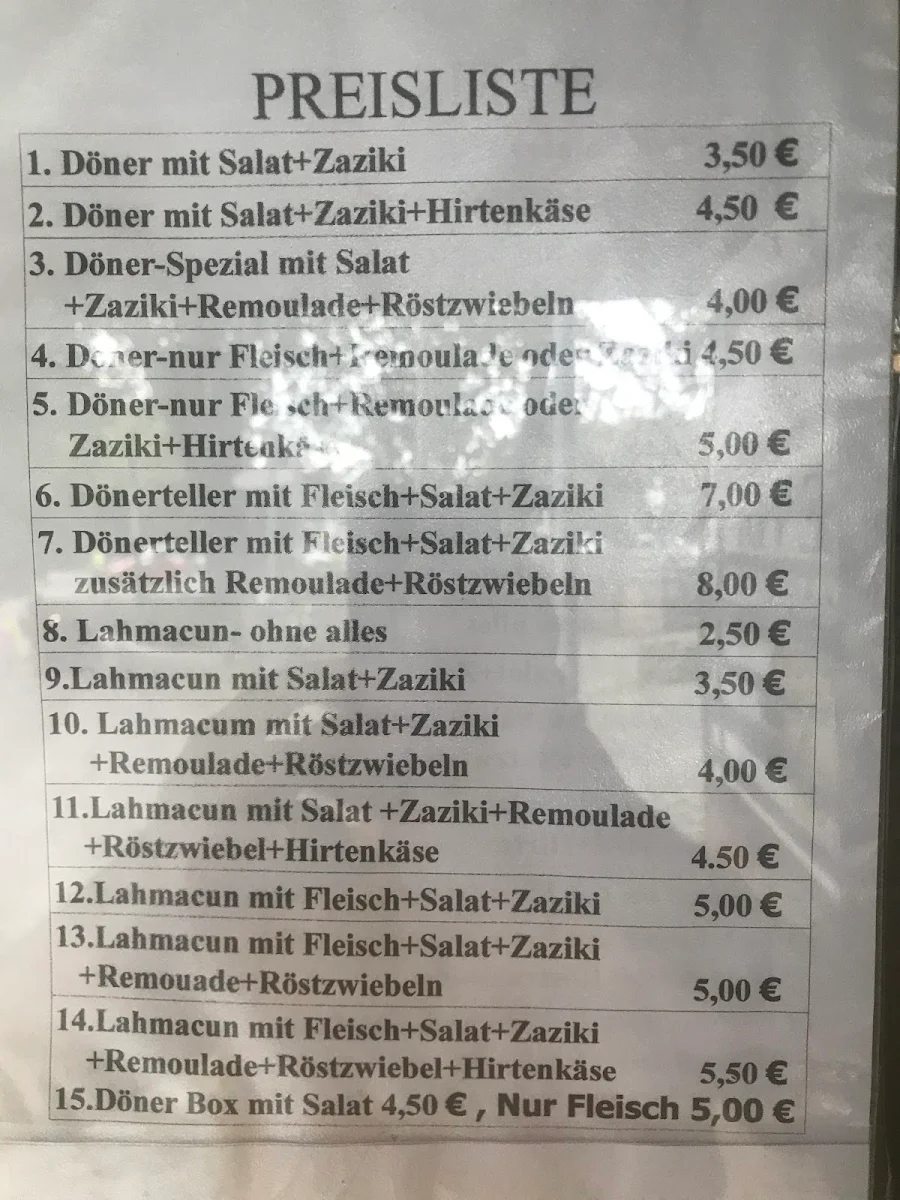 Speisekarte photo 1