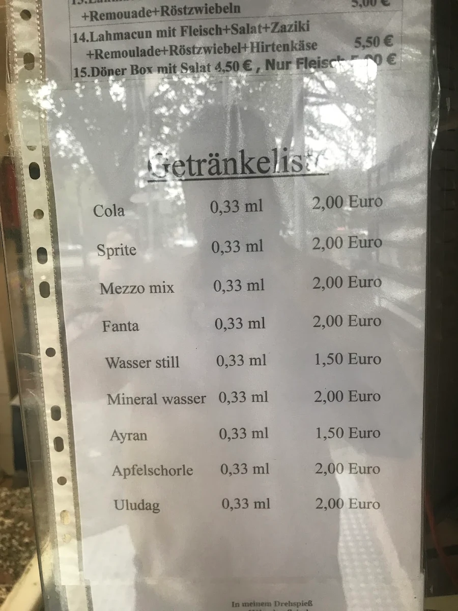 Speisekarte photo 2