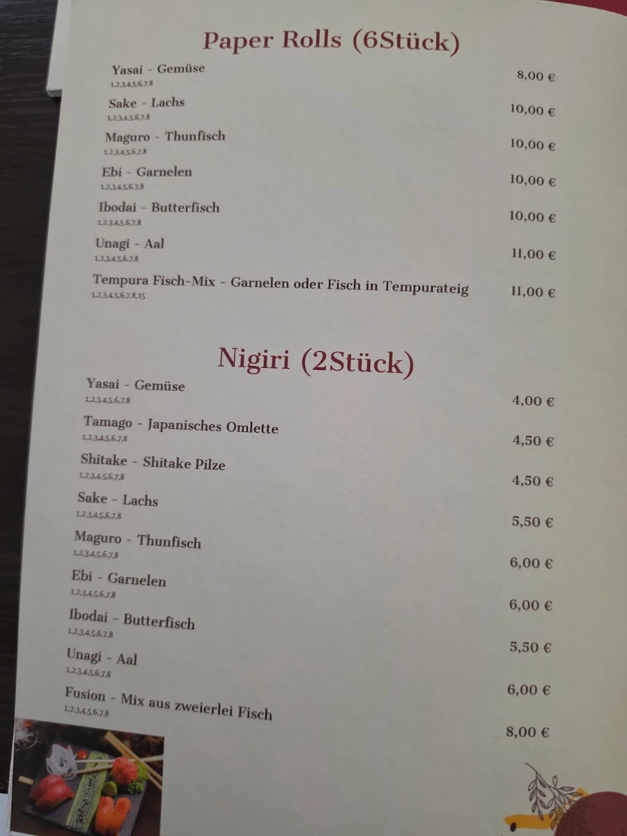 Speisekarte photo 1