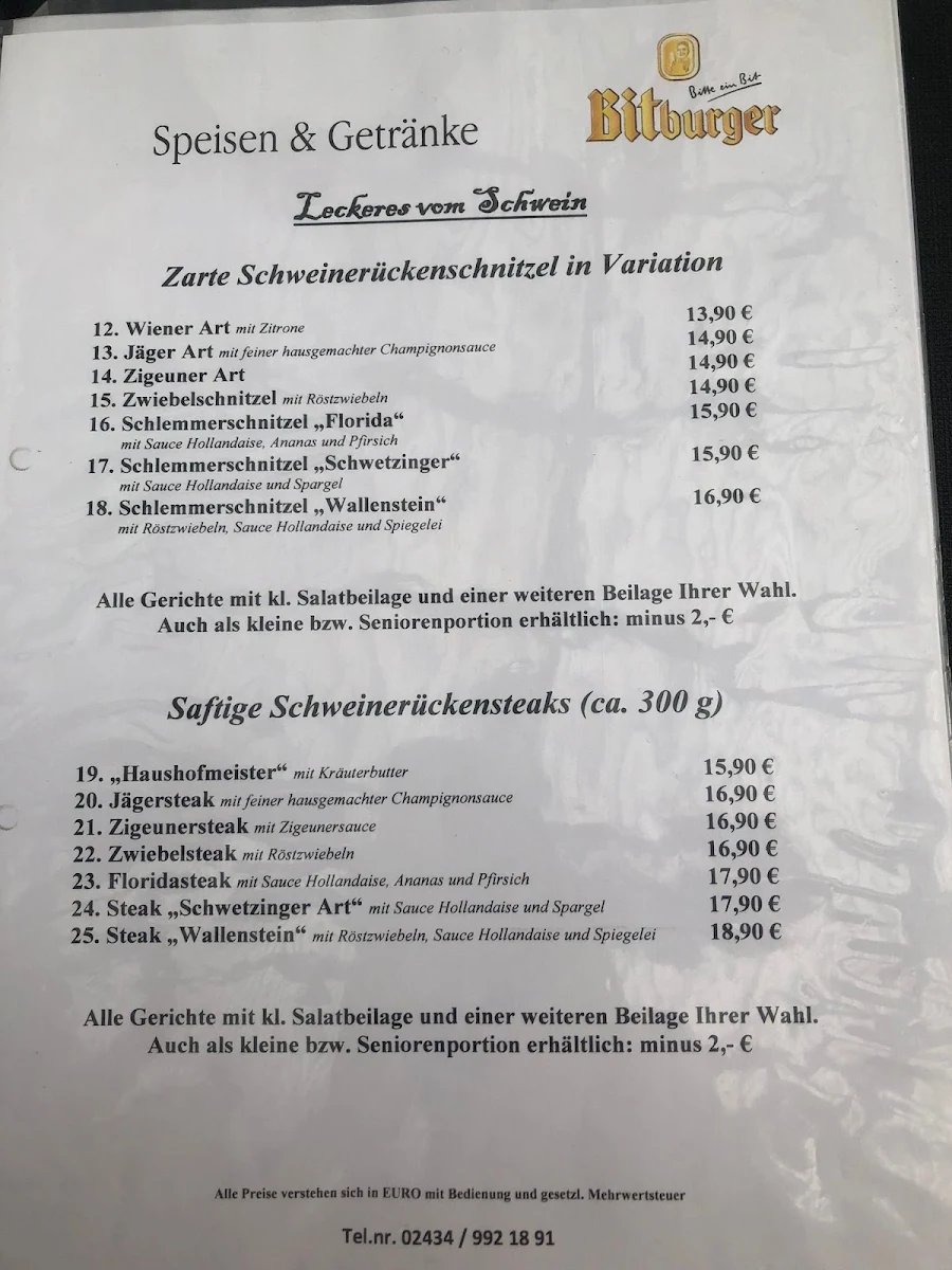 Speisekarte photo 1