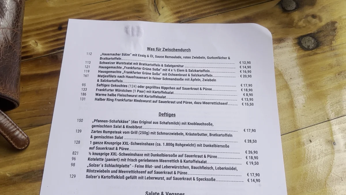 Speisekarte photo 2