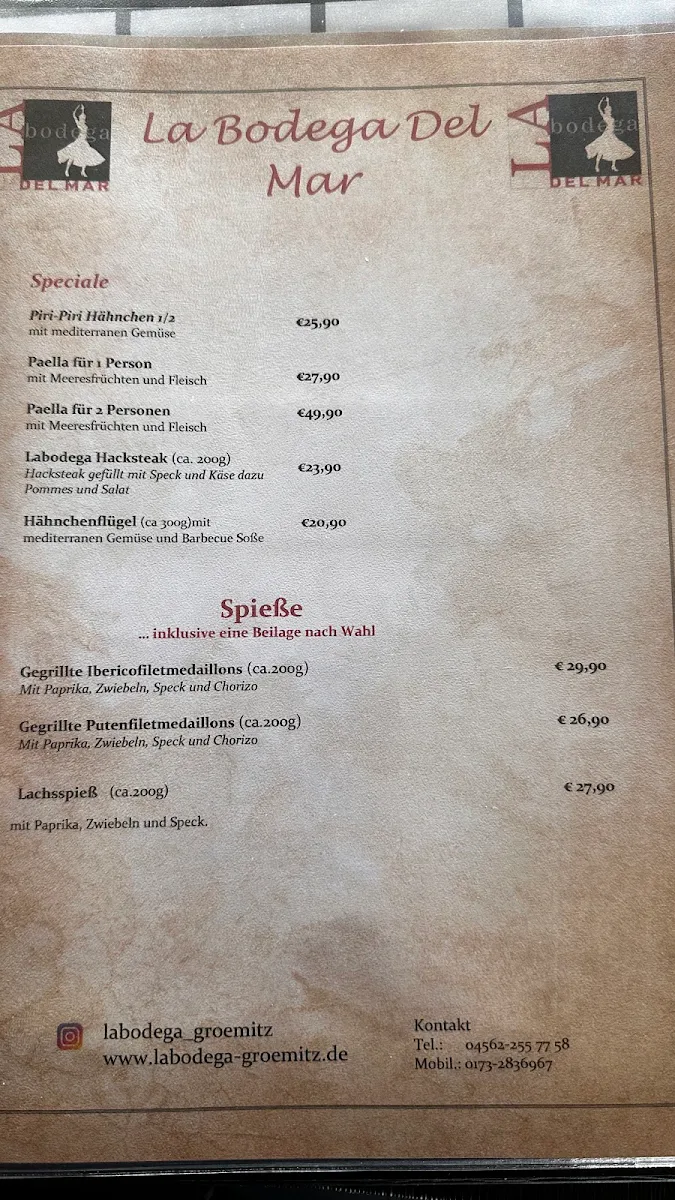 Speisekarte photo 2