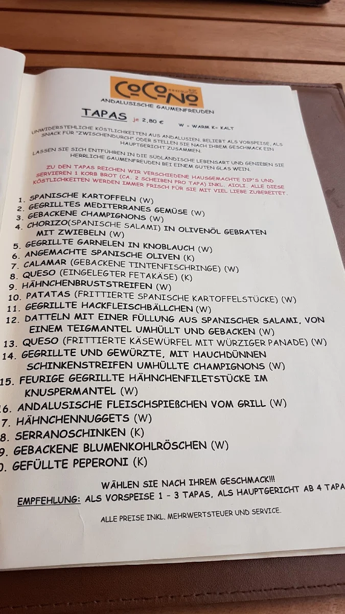 Speisekarte photo 1