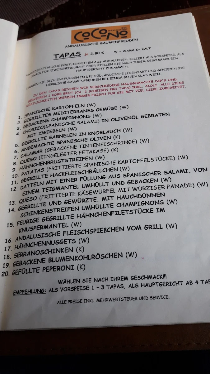 Speisekarte photo 5