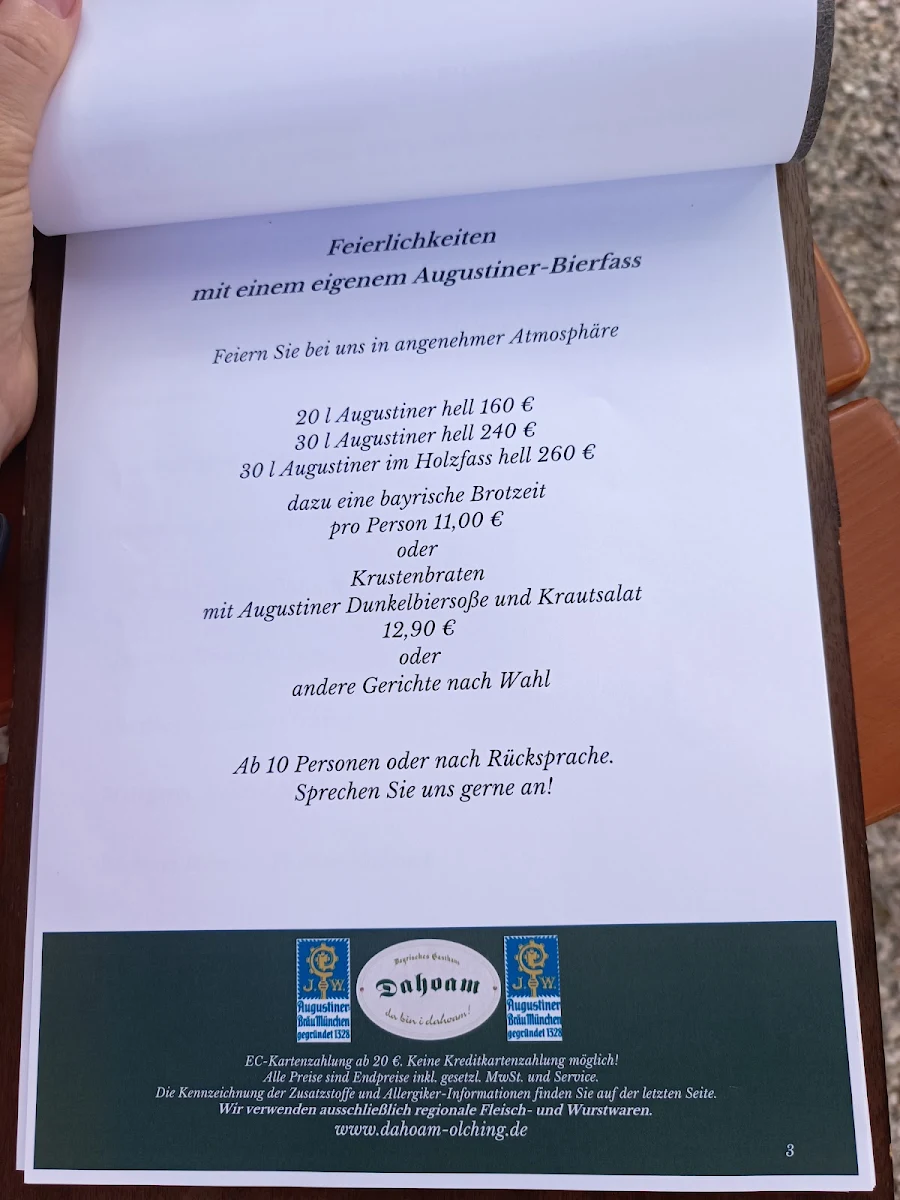 Speisekarte photo 2