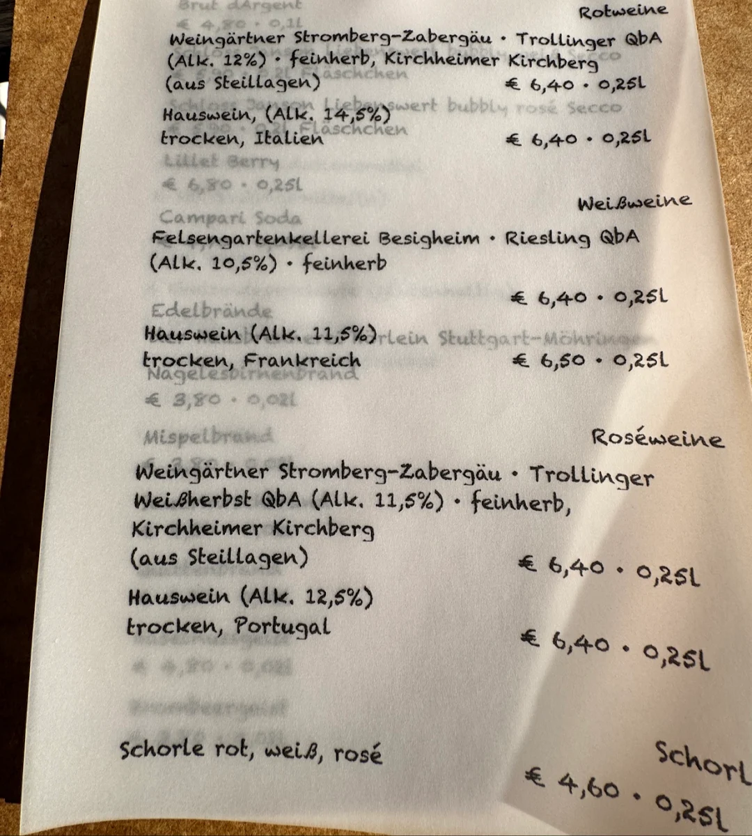 Speisekarte photo 3