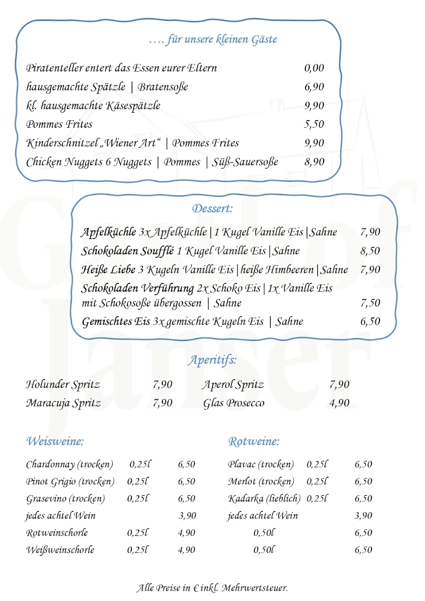 Speisekarte photo 2
