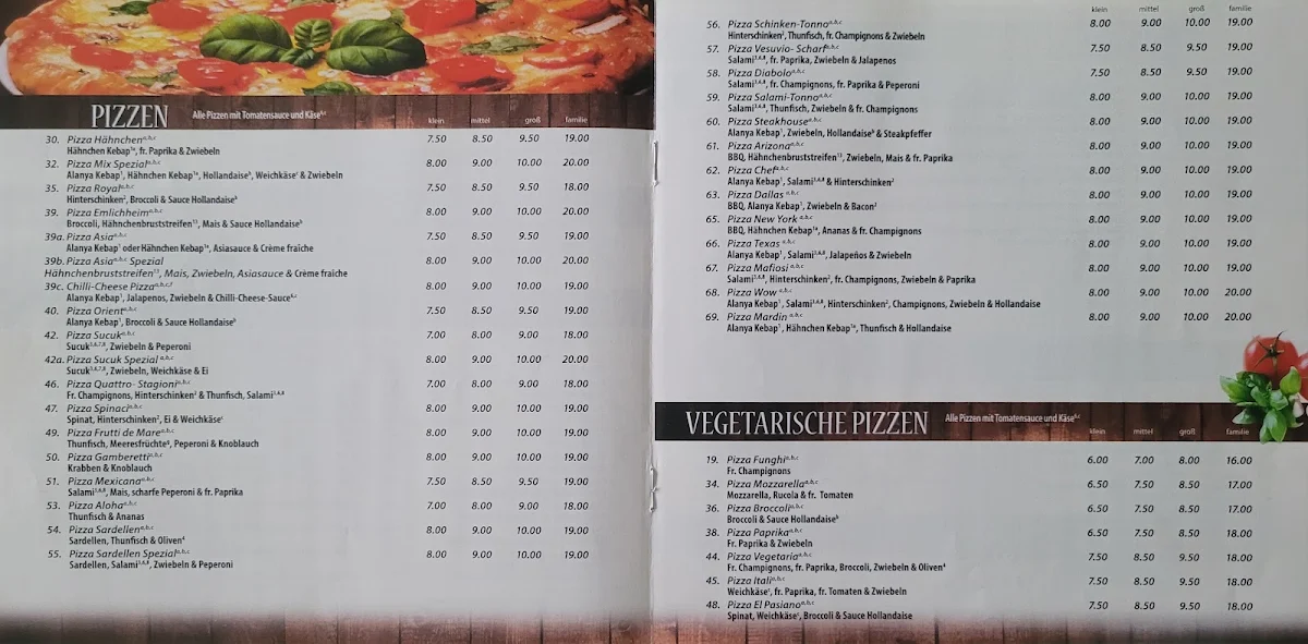 Speisekarte photo 2