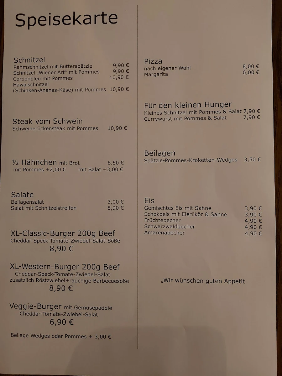 Speisekarte photo 6