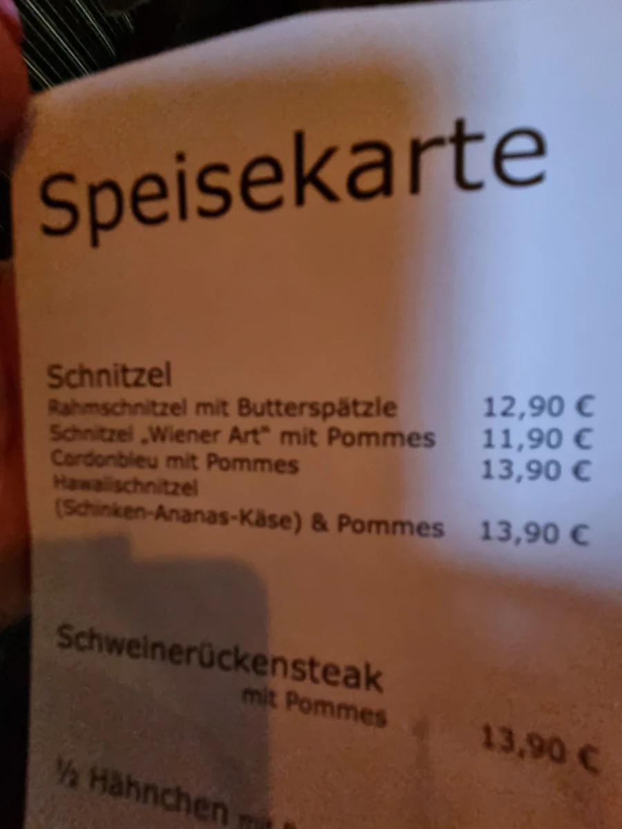 Speisekarte photo 9
