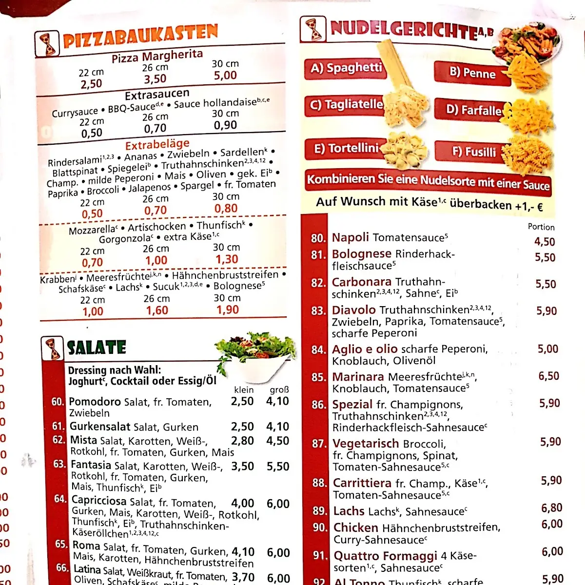 Speisekarte photo 2