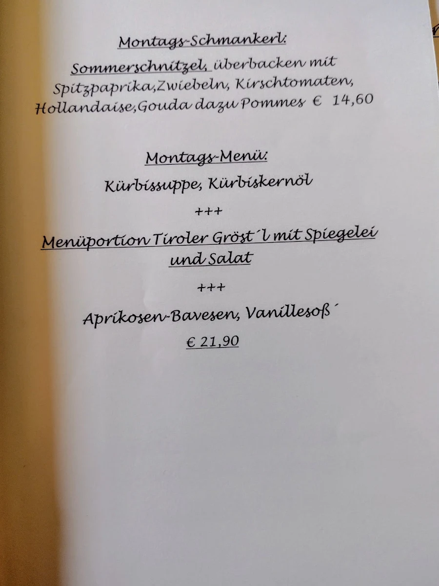 Speisekarte photo 5