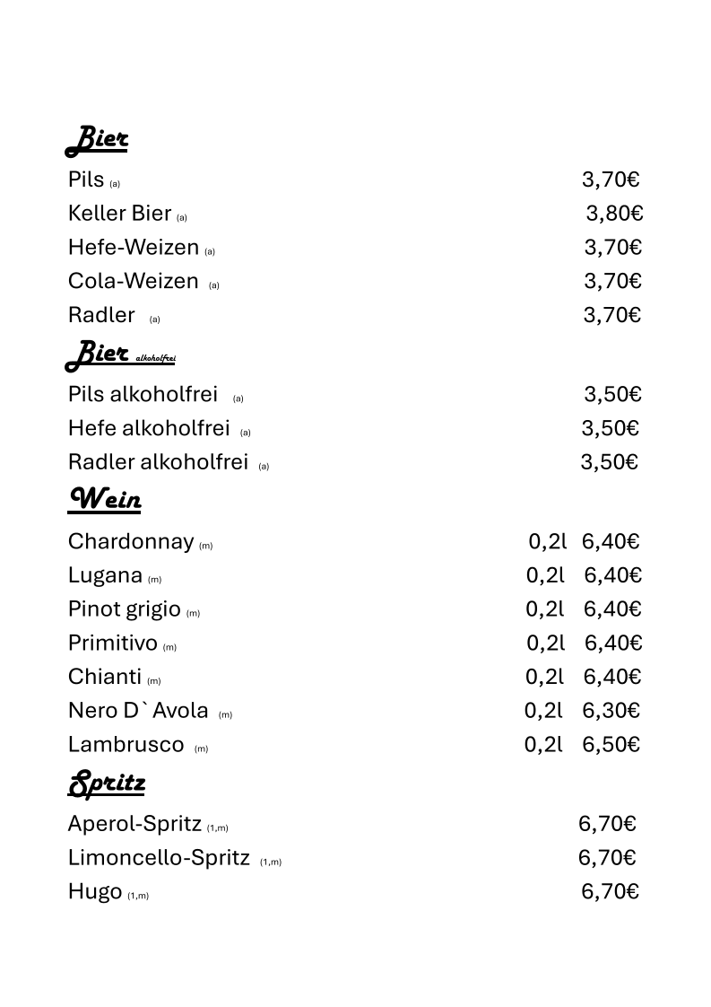 Speisekarte photo 4