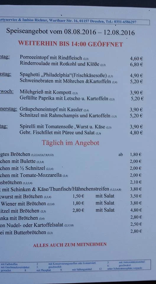 Speisekarte photo 3