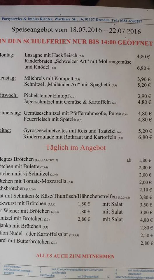 Speisekarte photo 4