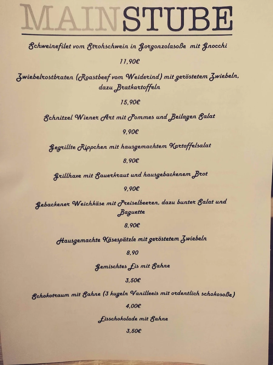 Speisekarte photo 2