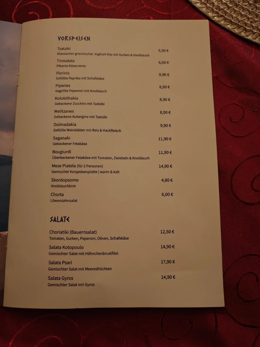 Speisekarte photo 1