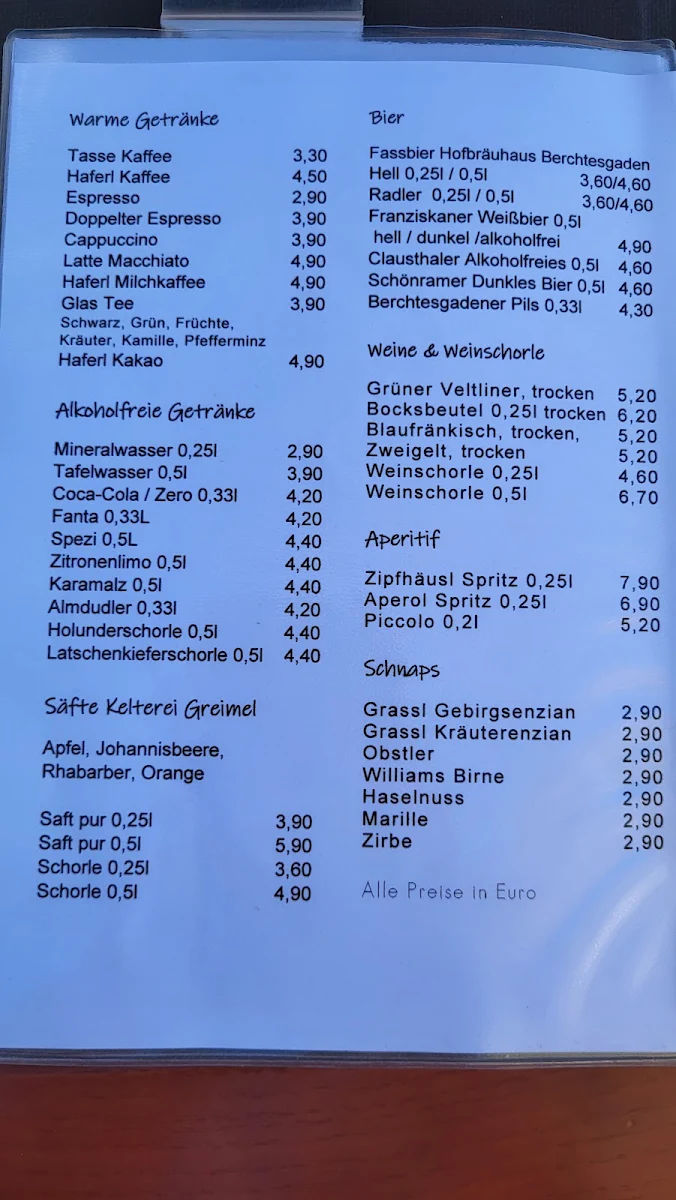 Speisekarte photo 1