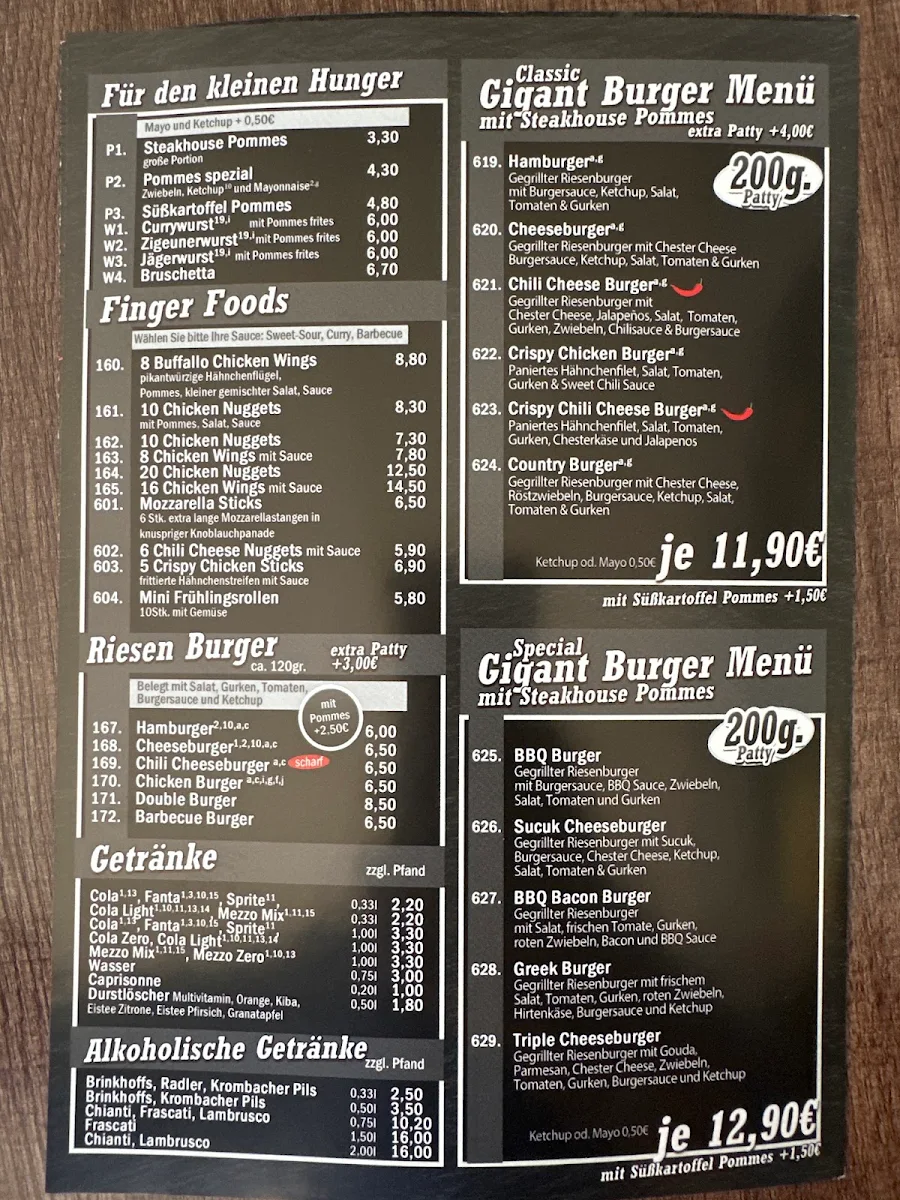 Speisekarte photo 2