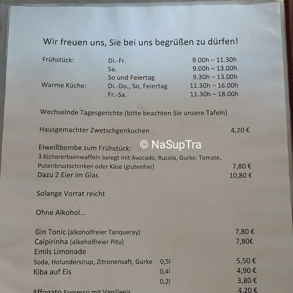 Speisekarte photo 1