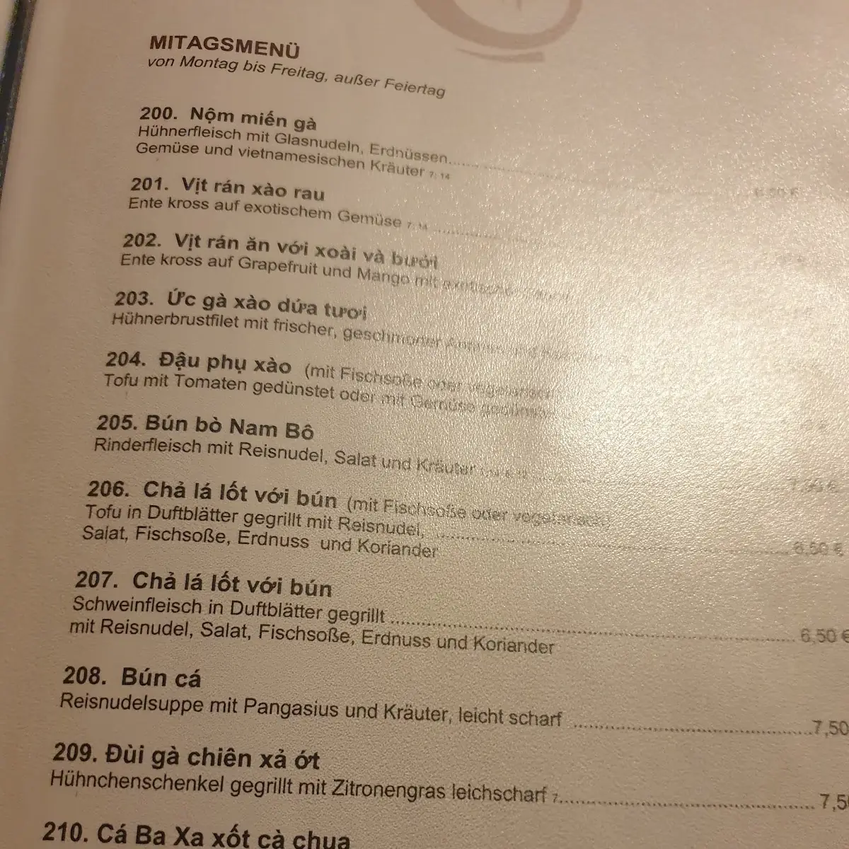 Speisekarte photo 6