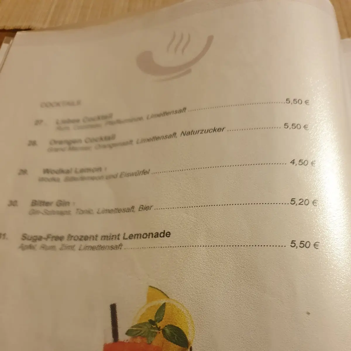 Speisekarte photo 9