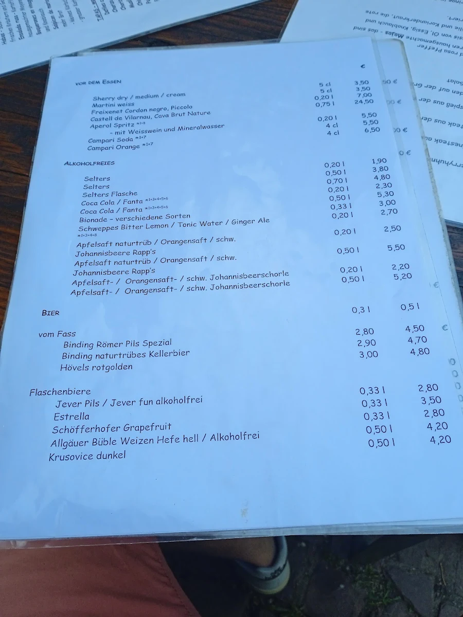 Speisekarte photo 5
