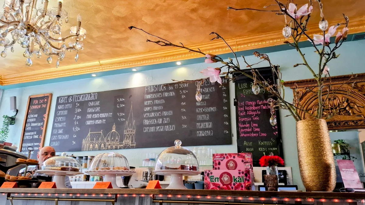 Speisekarte, Café Dom