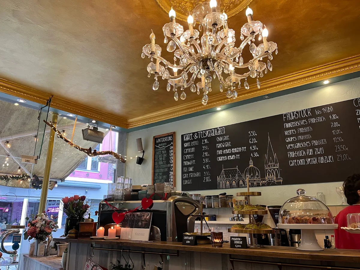 Speisekarte, Café Dom