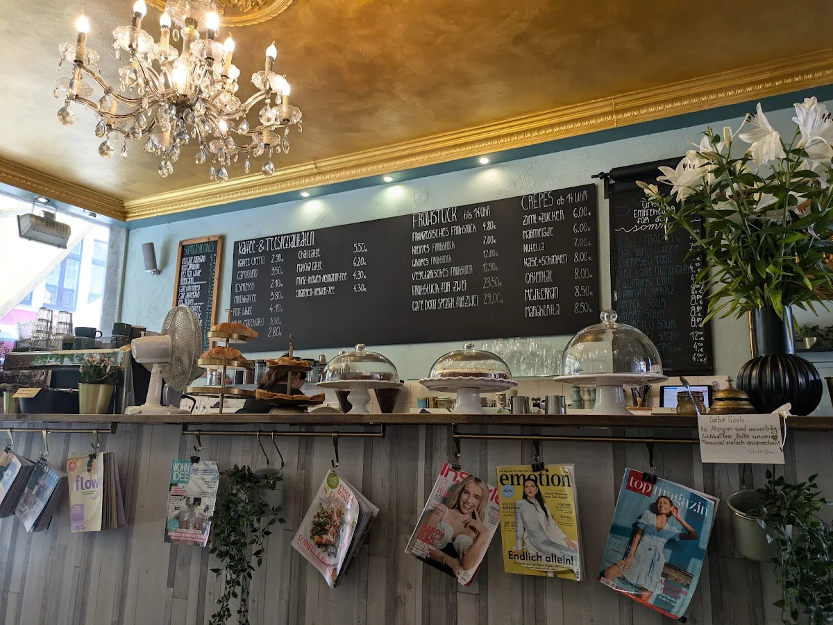 Speisekarte, Café Dom